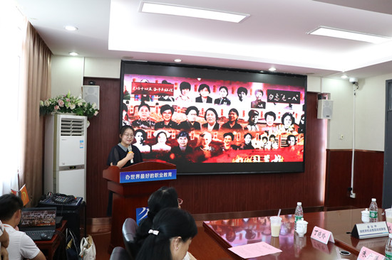 省人社厅、省直妇工委主题党日活动在安徽新东方烹饪高级技工学校顺利开展